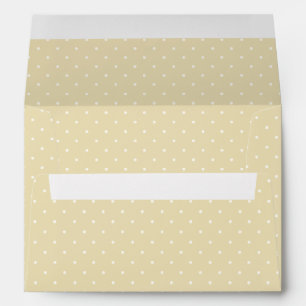 Early Autumn Polka Dots Micro Golden Wheat Envelope