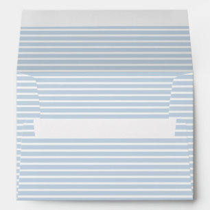 Early Autumn Refined Stripes Dusty Blue ll Envelope