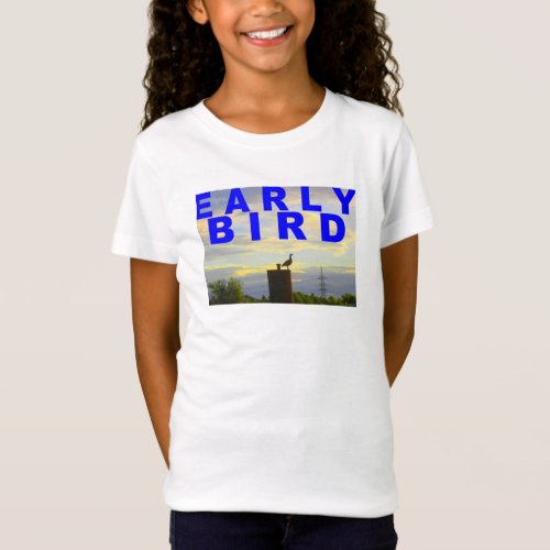 Early Bird at the Riverside _ T_shirt