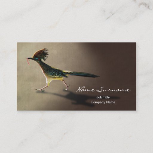 Customizable Early Bird, business card template