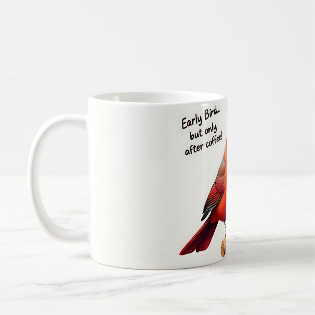 “Early Bird" Coffee Mug (Left)