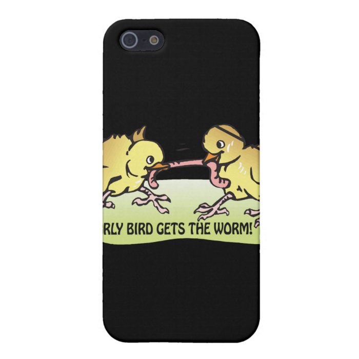 Early Bird Gets The Worm iPhone 5 Covers