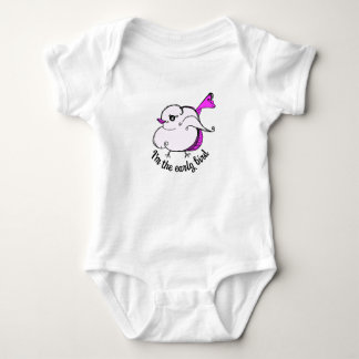Early Bird Illustration Baby Bodysuit