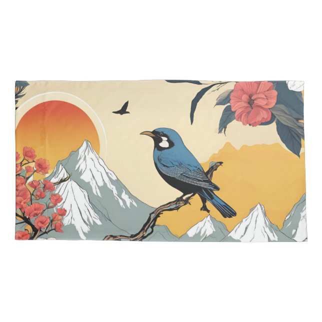 Early Bird King Size Pillow Case (Back)