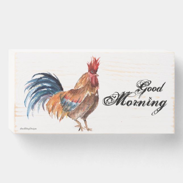 Early Bird Wooden Box sign (Front Horizontal)