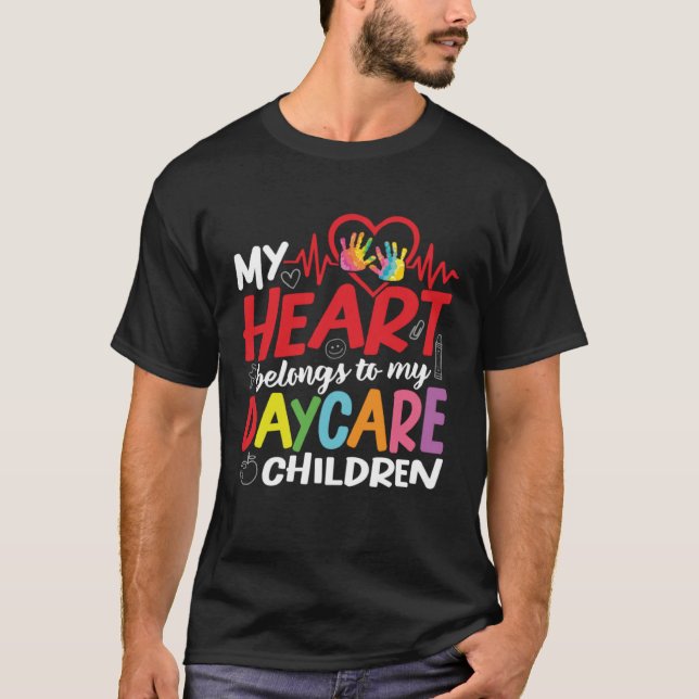 Early Childhood Education Daycare School Kinder Te T-Shirt (Front)