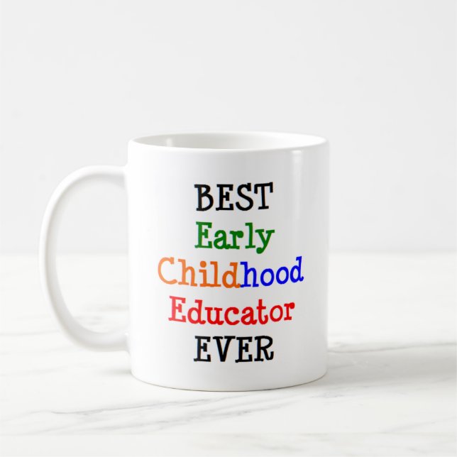 early childhood educator, best coffee mug (Left)