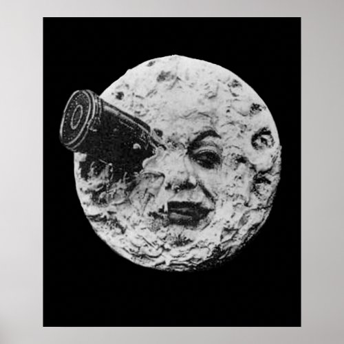EARLY CINEMA A Trip to the Moon By Georges Melies  Poster