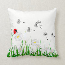 "EARLY" decorative pillow