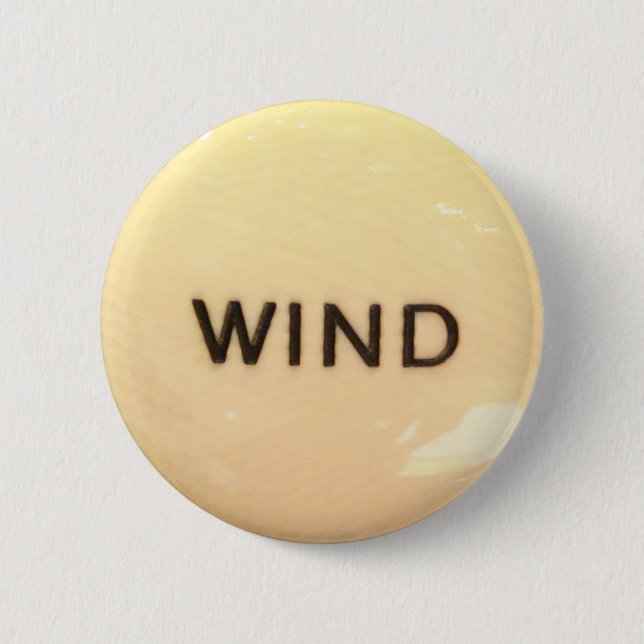 Early English pipe organ wind knob Pinback Button (Front)