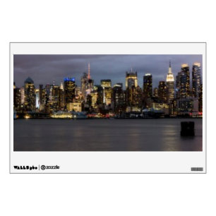 Early evening panoramic view of Manhattan Wall Sticker
