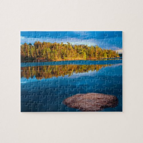 Early Evening reflections in the boundry waters Jigsaw Puzzle