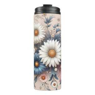 Early Fall Autumn Decor Seasonal Cozy Vibes Thermal Tumbler