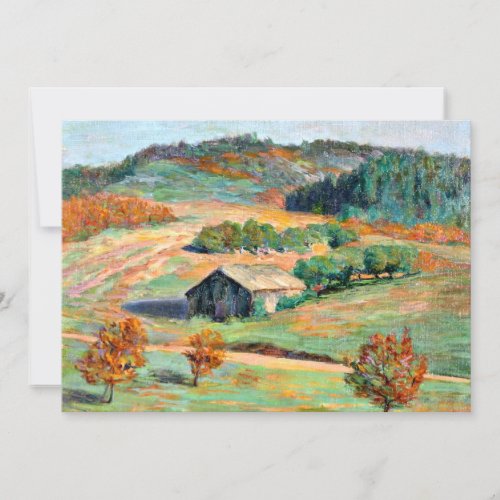 Early Fall Landscape Card