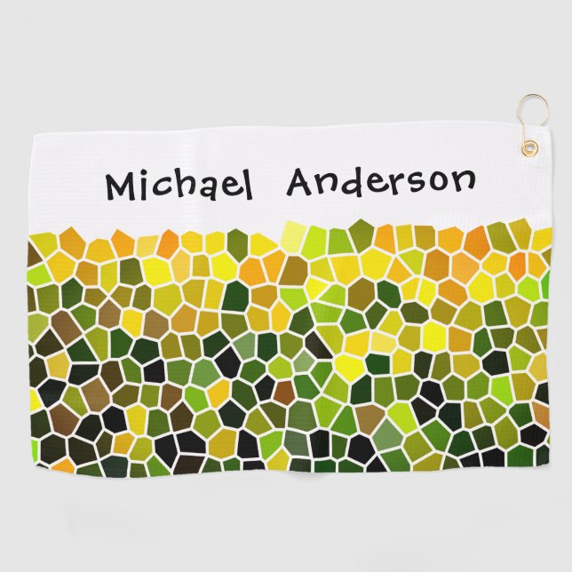 Early Fall - Personalized Golf Towel (Horizontal)