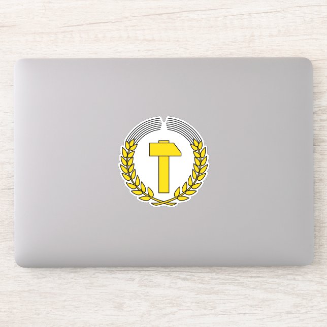 Early German Democratic Republic Sticker (Computer)