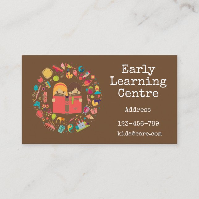 Early Learning Centre Daycare business Business Card (Front)