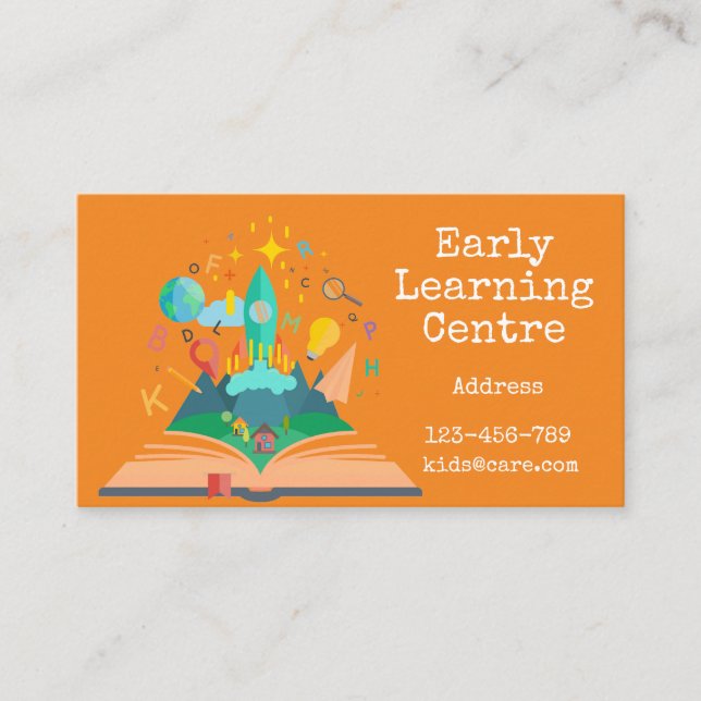 Early Learning Centre Daycare business Business Card (Front)
