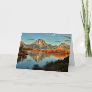 Early Light In Wyoming at Oxbow Bend Card