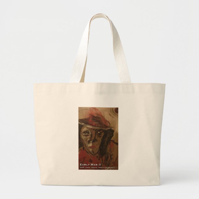 early man II Large Tote Bag (Front)