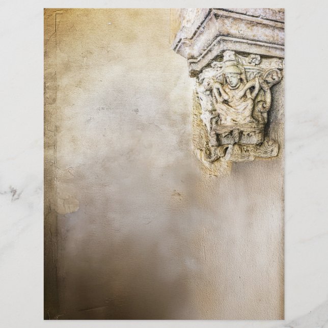 Early Medieval Aged Vintage Style Parchment  (Front)