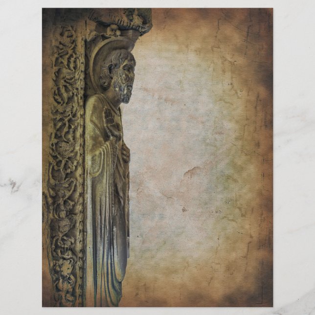 Early Medieval Aged Vintage Style Parchment  (Front)