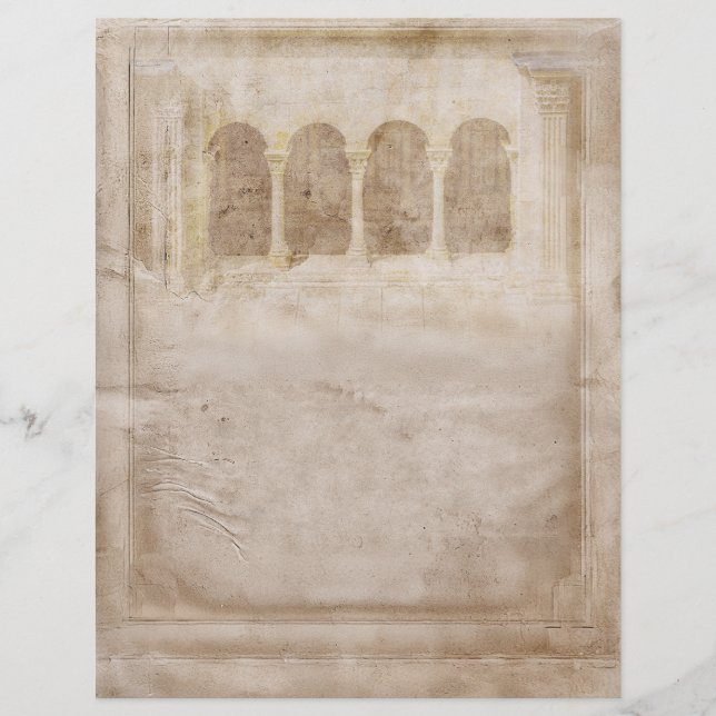 Early Medieval Aged Vintage Style Parchment  (Front)