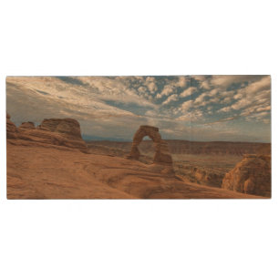 Early Morning at Delicate Arch Wood Flash Drive
