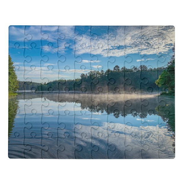 Early Morning at the Fishing Hole Jigsaw Puzzle (Puzzle Horizontal)