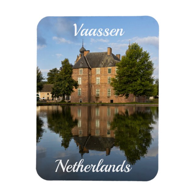 Early Morning, Cannenburg Castle, Netherlands Magnet (Vertical)