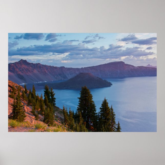 Early Morning, Crater Lake Poster (Front)