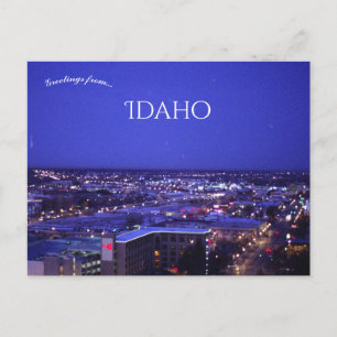 Early Morning in Boise Idaho Postcard