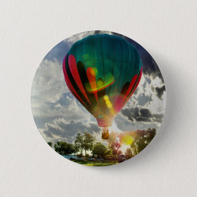 Early Morning Lift off Pinback Button (Front)