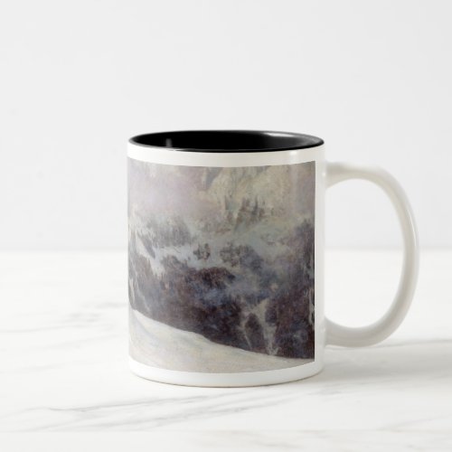 Early Morning Mist in the Mountains Shilthorn oi Two_Tone Coffee Mug