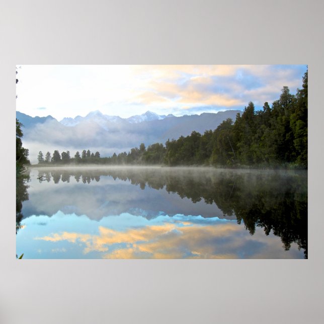 Early Morning Reflections Landscape Poster (Front)