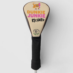 Early Morning Scramble Funny Coffee Mascot Spoof Golf Head Cover