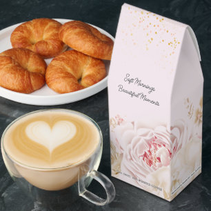 Early Morning Soft Roses and Peonies  Roasted Coffee