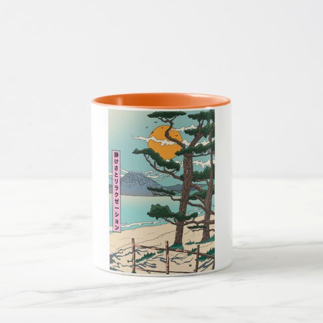 Early morning songbird mug (Center)