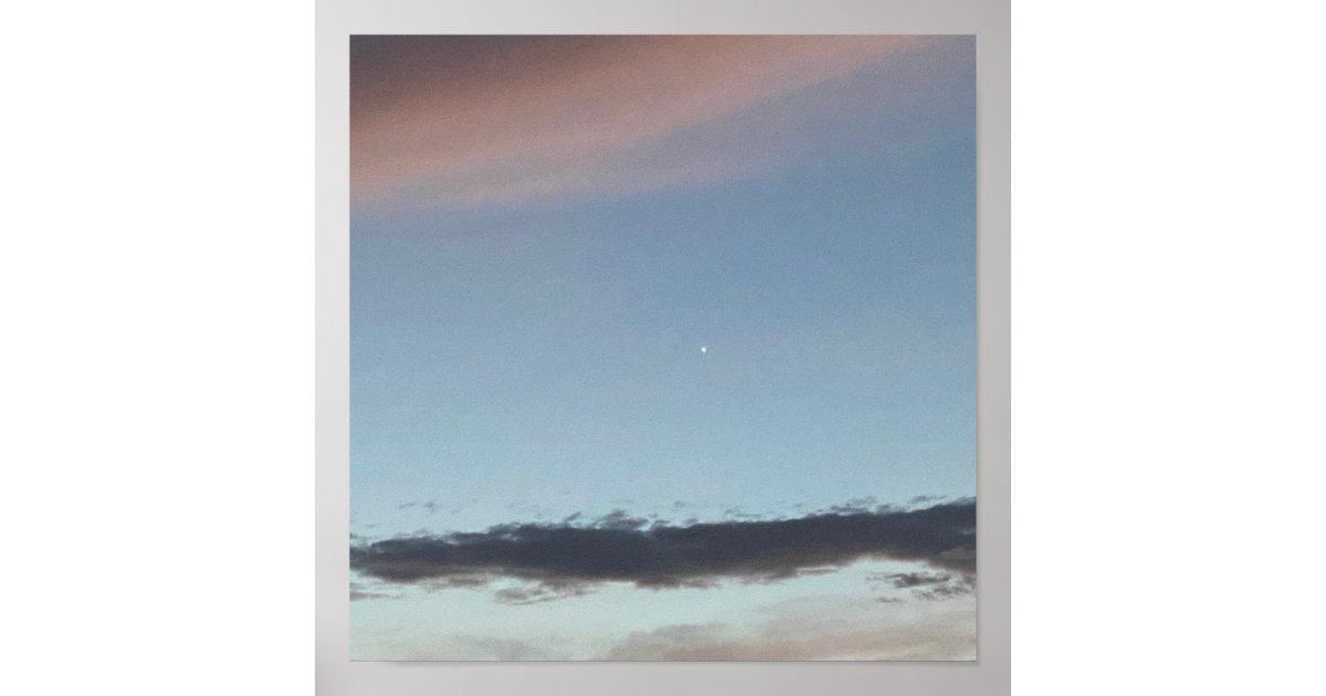 Early Morning Star 么 茅 氓 Poster Zazzle Early Morning Star 么 茅 氓 Poster Zazzle