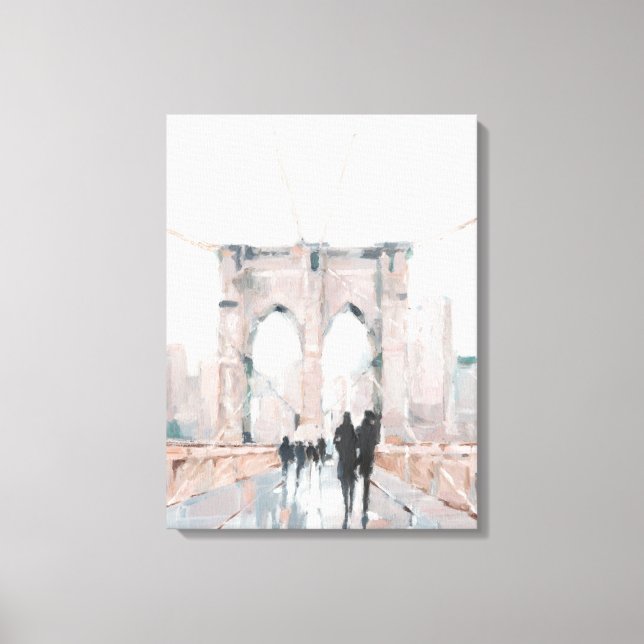 Early Morning Stroll - New York Canvas Print (Front)
