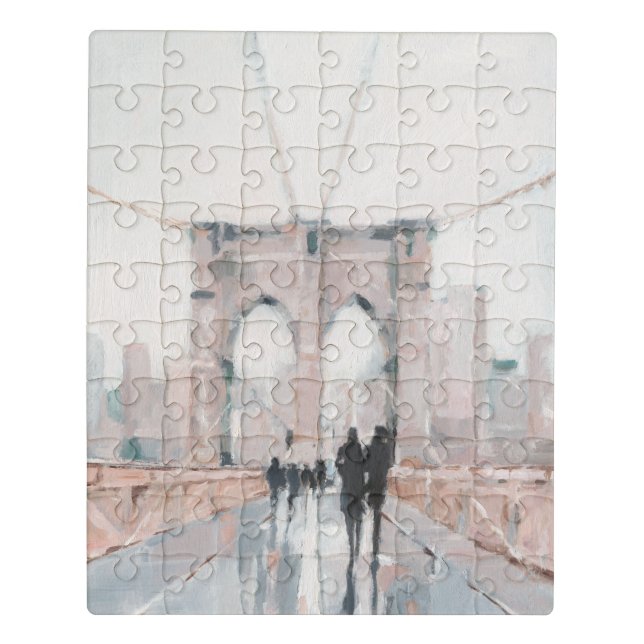 Early Morning Stroll - New York Jigsaw Puzzle (Puzzle Vertical)
