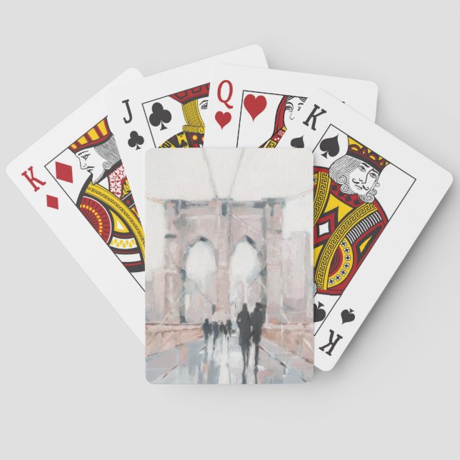 Early Morning Stroll - New York Poker Cards (Back)