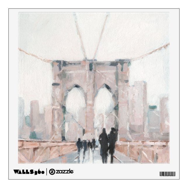 Early Morning Stroll - New York Wall Decal (Front)