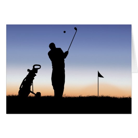 Early Morning Tee Time Cards (Front Horizontal)