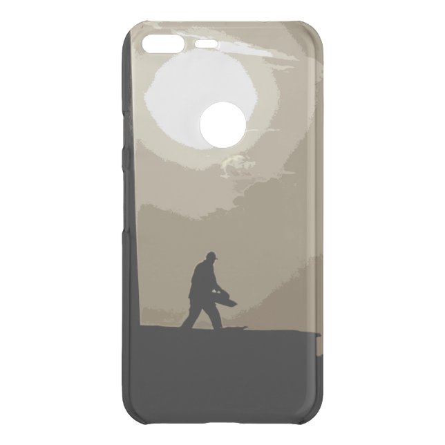 Early morning worker uncommon google pixel XL case (Back)