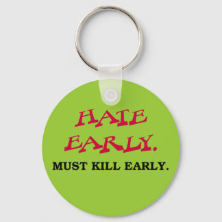 Early Mornings Suck! Keychain