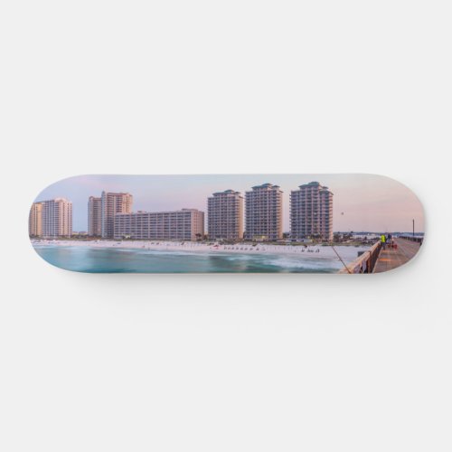 Early Navarre Beach Florida Fishing Skateboard