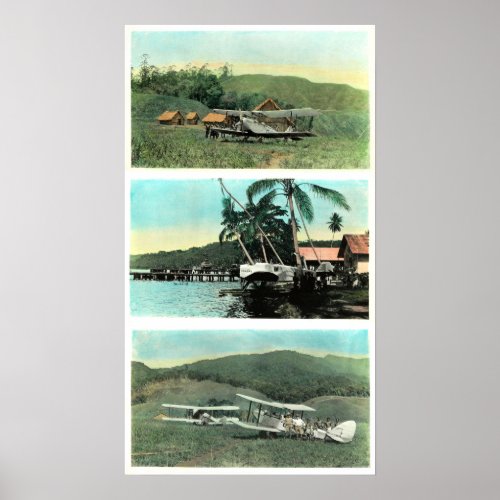 Early Papua New Guinea Aviation Print