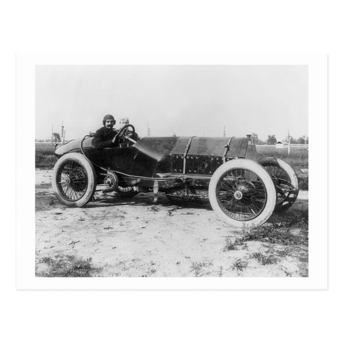 Early Race Car, 1913 Postcard | Zazzle.com