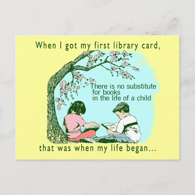 Early Reading Postcard (Front)